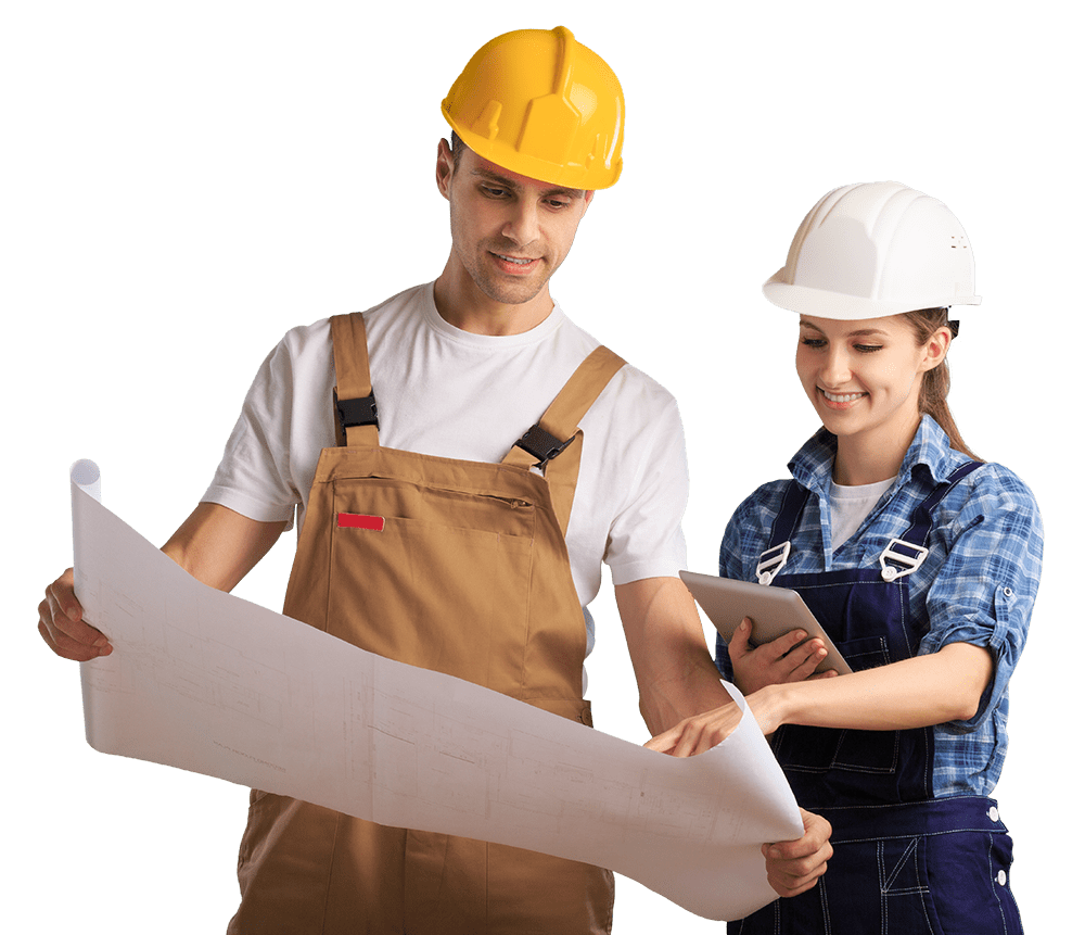 Collaborateurs travaillant ensemble